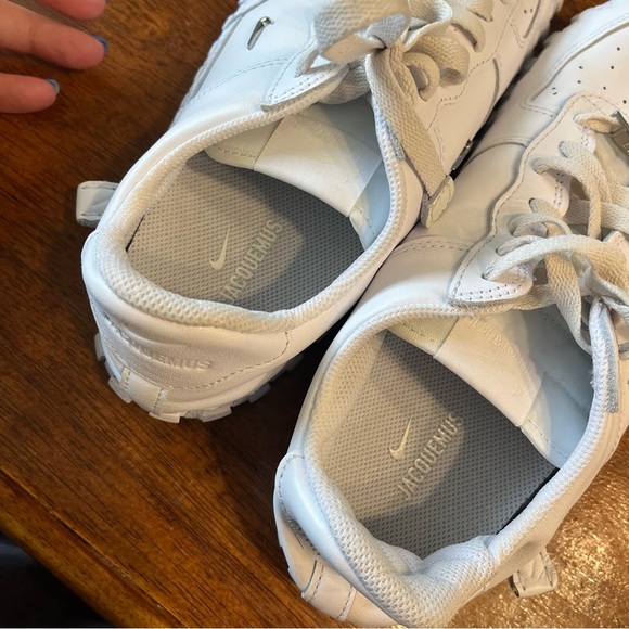 Nike x Jacquemus J Force 1 low white sneaker shoe size 9 women’s - Picture 13 of 14